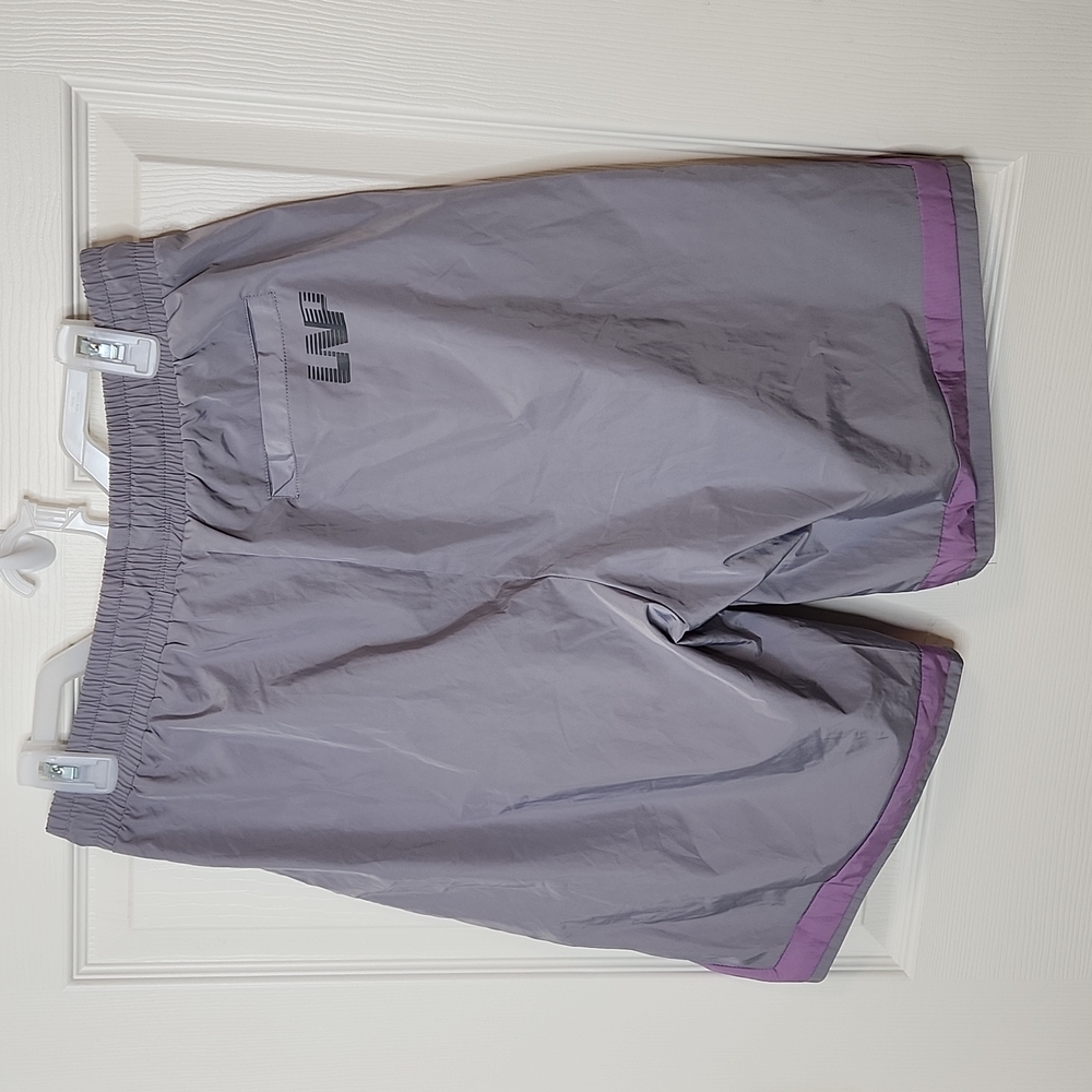 Mens Liquor n Poker nylon shorts zipper pockets size Large dusty purple NWT - Picture 3 of 10